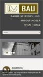 Mobile Screenshot of moser-bau.at